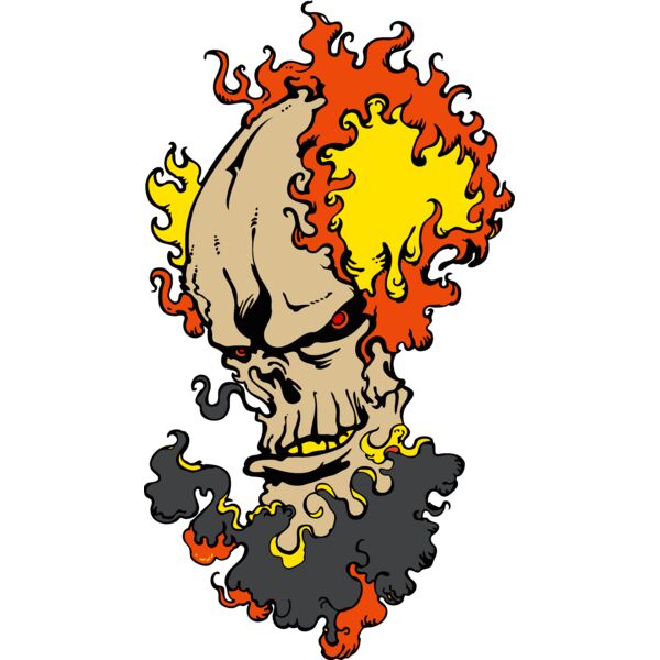 flaming skull 02 Thumbnail