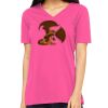 Missy's Relaxed Jersey Short-Sleeve V-Neck T-Shirt Thumbnail