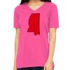 Missy's Relaxed Jersey Short-Sleeve V-Neck T-Shirt Thumbnail