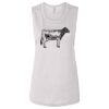 Ladies' Bella Flowy Scoop Muscle Tank Thumbnail