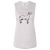 Ladies' Bella Flowy Scoop Muscle Tank Thumbnail