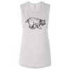 Ladies' Bella Flowy Scoop Muscle Tank Thumbnail