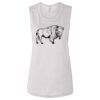 Ladies' Bella Flowy Scoop Muscle Tank Thumbnail