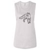 Ladies' Bella Flowy Scoop Muscle Tank Thumbnail