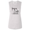 Ladies' Bella Flowy Scoop Muscle Tank Thumbnail