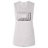 Ladies' Bella Flowy Scoop Muscle Tank Thumbnail