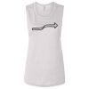 Ladies' Bella Flowy Scoop Muscle Tank Thumbnail