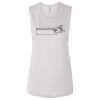 Ladies' Bella Flowy Scoop Muscle Tank Thumbnail