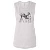 Ladies' Bella Flowy Scoop Muscle Tank Thumbnail