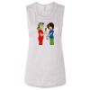 Ladies' Bella Flowy Scoop Muscle Tank Thumbnail