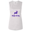 Ladies' Bella Flowy Scoop Muscle Tank Thumbnail