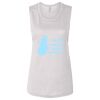 Ladies' Bella Flowy Scoop Muscle Tank Thumbnail