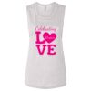 Ladies' Bella Flowy Scoop Muscle Tank Thumbnail